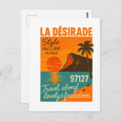 Carte postale rétro La Désirade 97127 Antilles (Devant / Derrière)