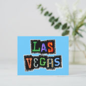 Carte Postale Retro Las Vegas Neon (Debout devant)