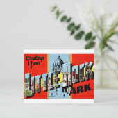 Carte postale Retro Little Rock Arkansas (Debout devant)