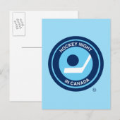 Carte Postale  Rétro logo de Hockey Night in Canada (Devant / Derrière)