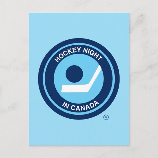 Carte Postale  Rétro logo de Hockey Night in Canada (Devant)