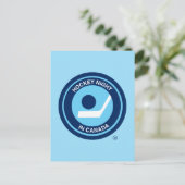 Carte Postale  Rétro logo de Hockey Night in Canada (Debout devant)