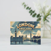 Carte Postale Retro London Glimpse (Debout devant)