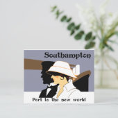 Carte Postale Retro marine style et Southampton (Debout devant)