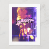 Rétro moderne cinéaste hollywoodien en rose