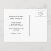 Carte postale rétro Monsieur & Monsieur Costume Cr (Dos)