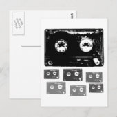 Carte Postale Retro Music Design ! (Devant / Derrière)