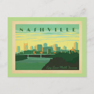 Carte Postale Retro Nashville
