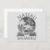 Carte postale Retro Nassau Bahamas (Devant / Derrière)