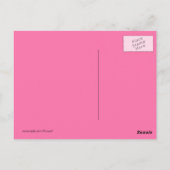 Carte postale Retro Neon Martini Happy Hour (Dos)