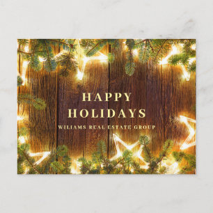 Carte Postale Rétro Noël Fête de Noël Accueil d'entreprise