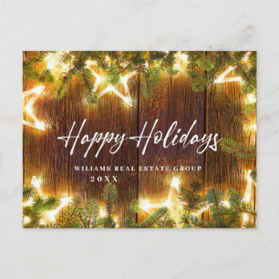 Carte Postale Rétro Noël Fête de Noël Accueil d'entreprise