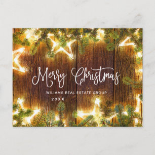 Carte Postale Rétro Noël Fête de Noël Accueil d'entreprise