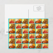 Carte Postale Retro Nouveautés TV Dinners Plateaux (Devant / Derrière)