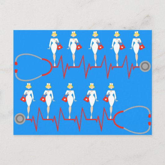 Carte postale Retro Nurse (Devant)