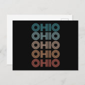Carte Postale Retro Ohio États d'Amérique Vintage cadeaux (Devant / Derrière)