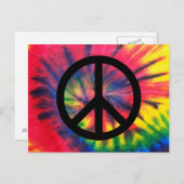 Carte Postale Retro Paix (Devant / Derrière)