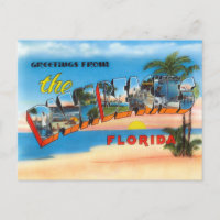 Retro Palm Beach, Floride Voyage