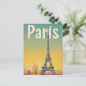 Carte Postale Retro Paris (Debout devant)