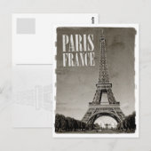 Carte Postale rétro paris france (Devant / Derrière)