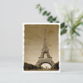 Carte Postale rétro paris france (Debout devant)