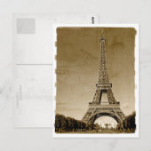 Carte Postale rétro paris france (Devant / Derrière)