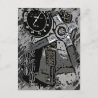 Retro Racing - Gray Splatter