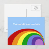 Carte postale Retro Rainbow (Devant / Derrière)