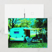 Carte Postale Rétro relaxation postcard (Devant / Derrière)