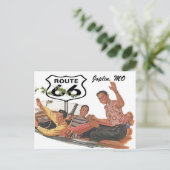 Carte Postale Retro Route 66 Arrêt Promo Road Trip (Debout devant)