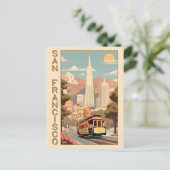 Carte Postale Rétro San Francisco (Debout devant)