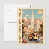 Carte Postale Rétro San Francisco (Devant / Derrière)