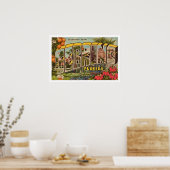 Carte postale Retro Secarry Floride Impression (Cuisine)