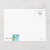 Carte postale Retro Ski Vacances (Dos)