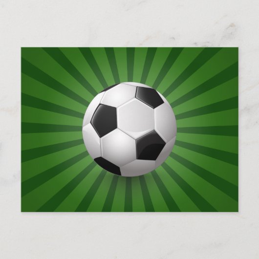 Carte postale Retro Soccer Ball (Devant)