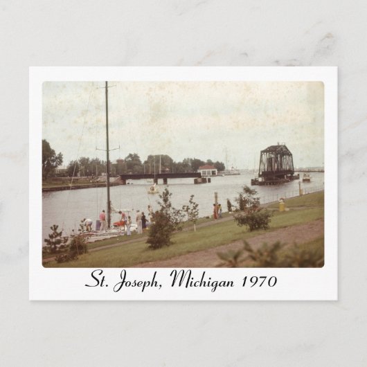 Carte postale Retro St. Joseph Michigan Photo (Devant)