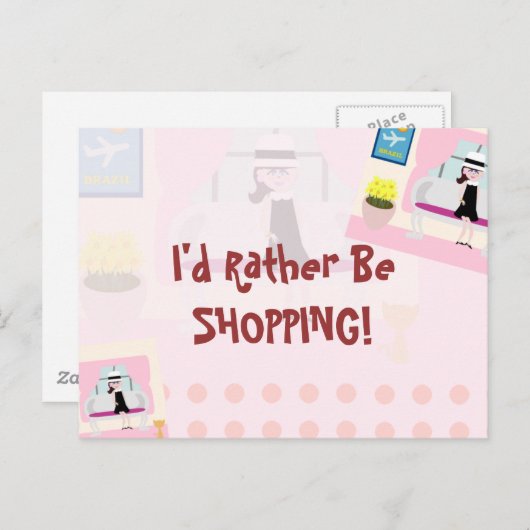 Carte Postale Retro Stephanie (Devant / Derrière)