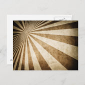 Carte Postale Rétro stripe pattern (Devant / Derrière)