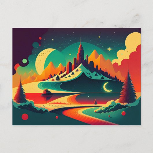 Carte postale Retro Style Poster Collection #151 (Devant)