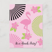 Carte Postale Retro Summer Beach Party (Devant)