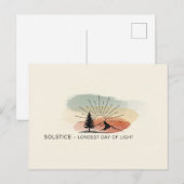 Carte Postale Rétro Summer Solstice (Devant / Derrière)