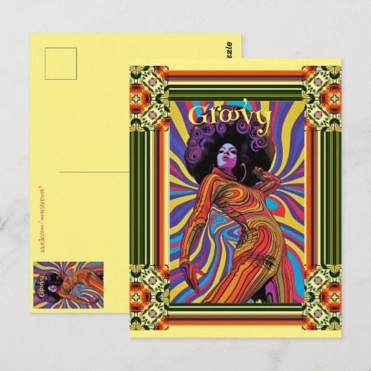 Carte postale Retro super (Devant / Derrière)