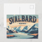 Carte Postale Retro Svalbard (Devant / Derrière)