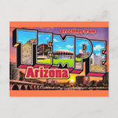 Carte postale rétro Tempe Arizona (Devant)