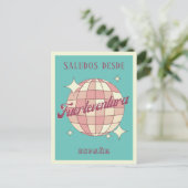 Carte Postale Rétro vacances Fuerteventura Espagne (Debout devant)