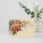 Carte Postale Rétro Valentine Cupid Vrai et Constant Amour (Debout devant)