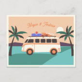 Carte Postale Retro van mariage (Devant)