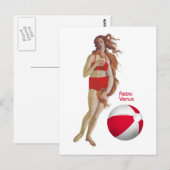 Carte postale Retro Venus (Devant / Derrière)