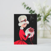 Carte postale Retro Vintage Christmas (Debout devant)