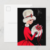 Carte postale Retro Vintage Christmas (Devant / Derrière)